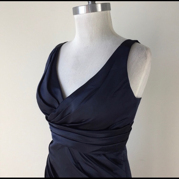 Navy Bill Levkoff Formal Gown - Picture 2 of 5
